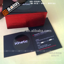Silk screen embossing business cards for business